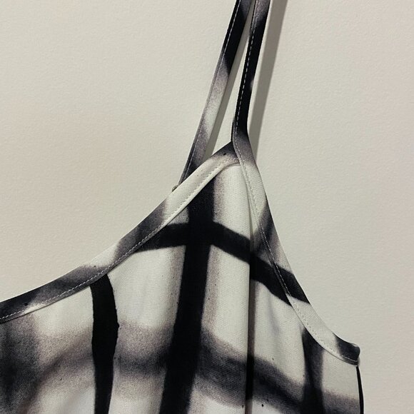 Wilfred Free Divinity Top Camisole 90s Style Tank Empire Waist Plaid Aritzia - Picture 4 of 13